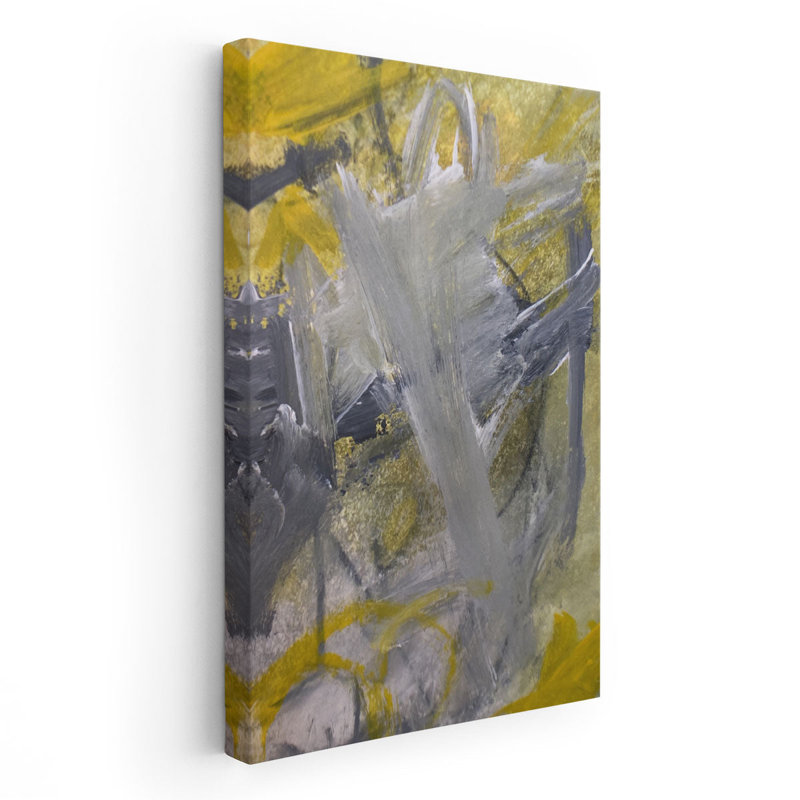 Lit Strokes 1 - reproduction d'art sur toile, H 18 po x l 12 po