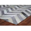 Natural Hide Cowhide Chevron Area Rug-25306498