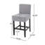 Tabouret de bar en tissu avec structure en bois massif-1452440237-1452440226