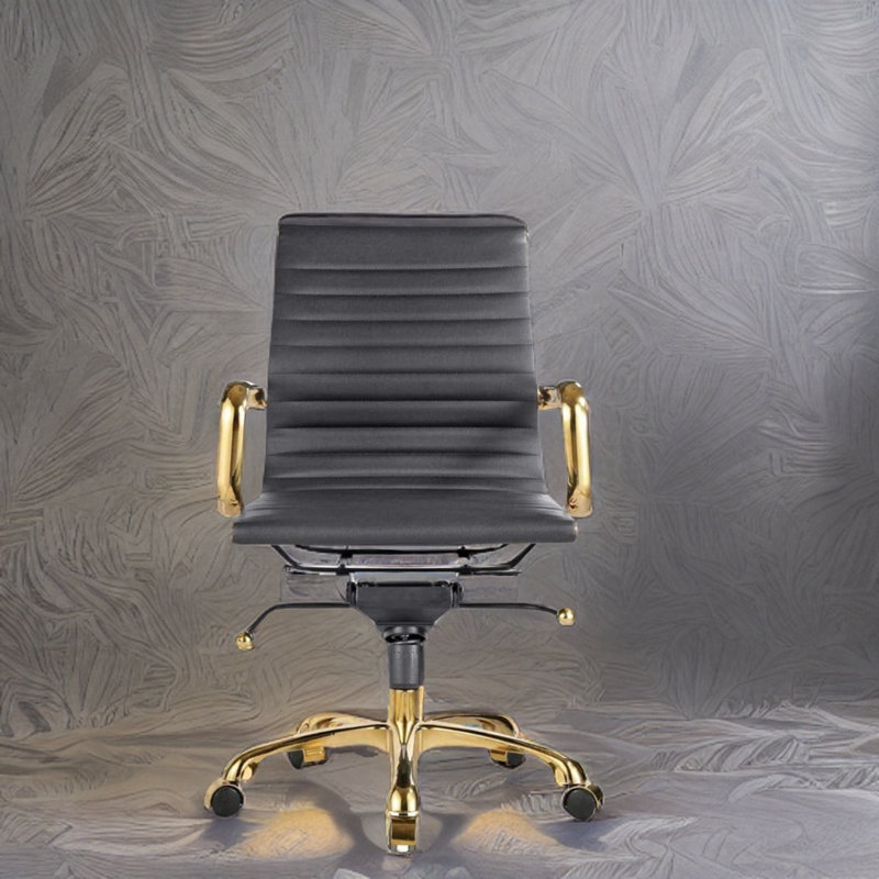 Chaise de bureau Taydan, Noir