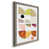 Toile avec cadre gris