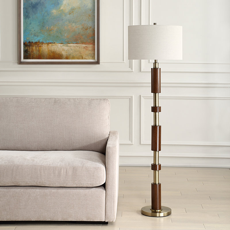 Lampe sur pied en bois Braselton