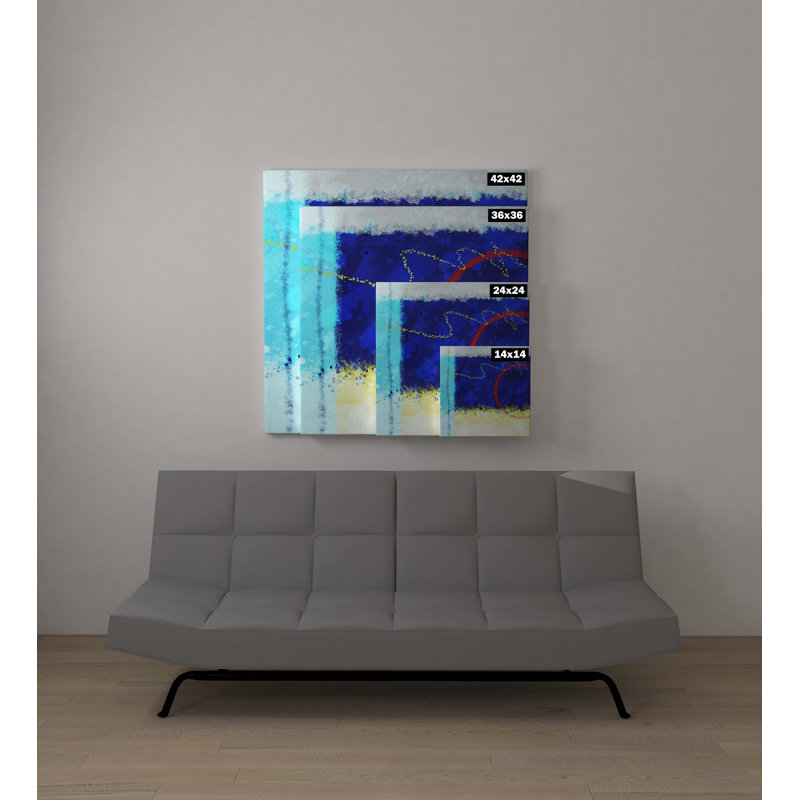 " Penetrating Melodious ", 36" H x 36" W x 2" D