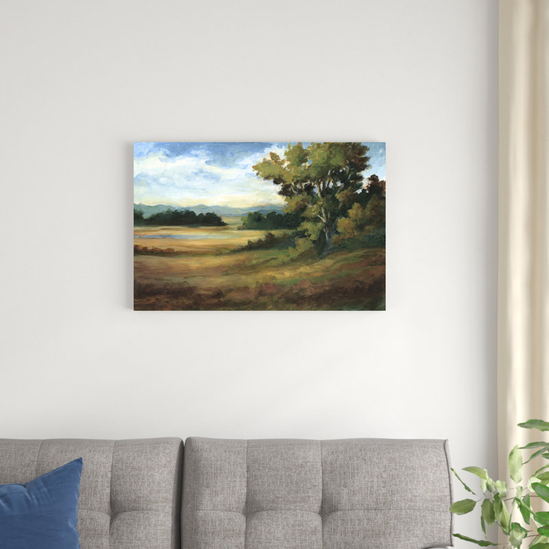 " Amber Fields " Painting Print, 20" H x 30" W x 1.25" D