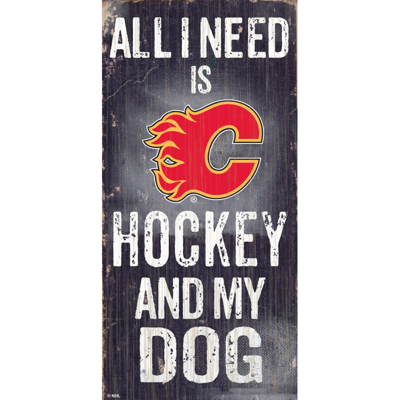 Décoration murale colorado avalanche et my dog, Calgary Flames