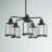 Leyden 5-Light Dimmable Metal Chandelier 
