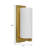 Battery Operated Flush Mounted Wall Sconce with Remote Comtrol and Bulb Included-2058214573
