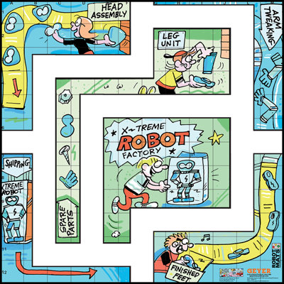 Tableau technique robotique, créatif et industriel