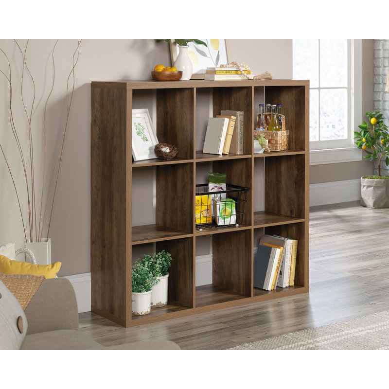 Bibliothèque à cubes Chrisine, 43.8" H x 43.8" W x 13.03" D, Brun