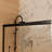 54" X 72" Shower Door In Matte Black With Smooth Operation H Semi- Sliding Finish