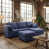 Blue Polyester