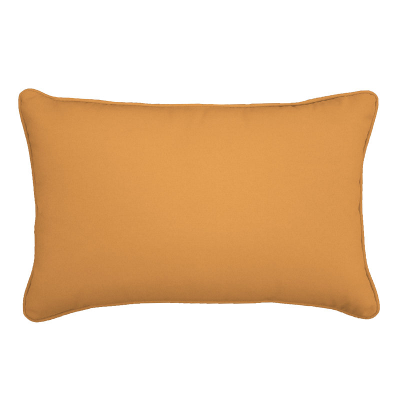 Sunbrella® Outdoor Reversible Throw Pillow, 12" H x 18" W, Accord Jade
