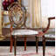 Side Chair in Gray/Brown