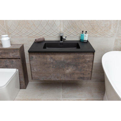 900 mm Single Vanity with Integrated Basin