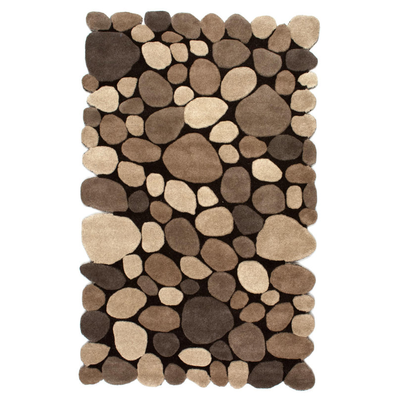 Mary Wool Flatweave Area Rug, Rectangle 152 x 244cm