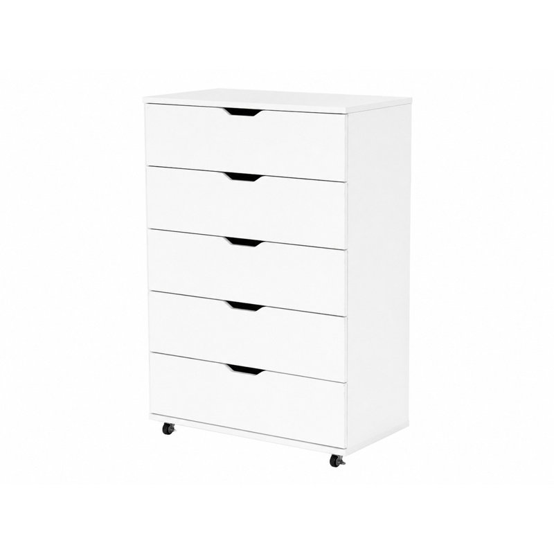 Commode 5 tiroirs 46,46 po H