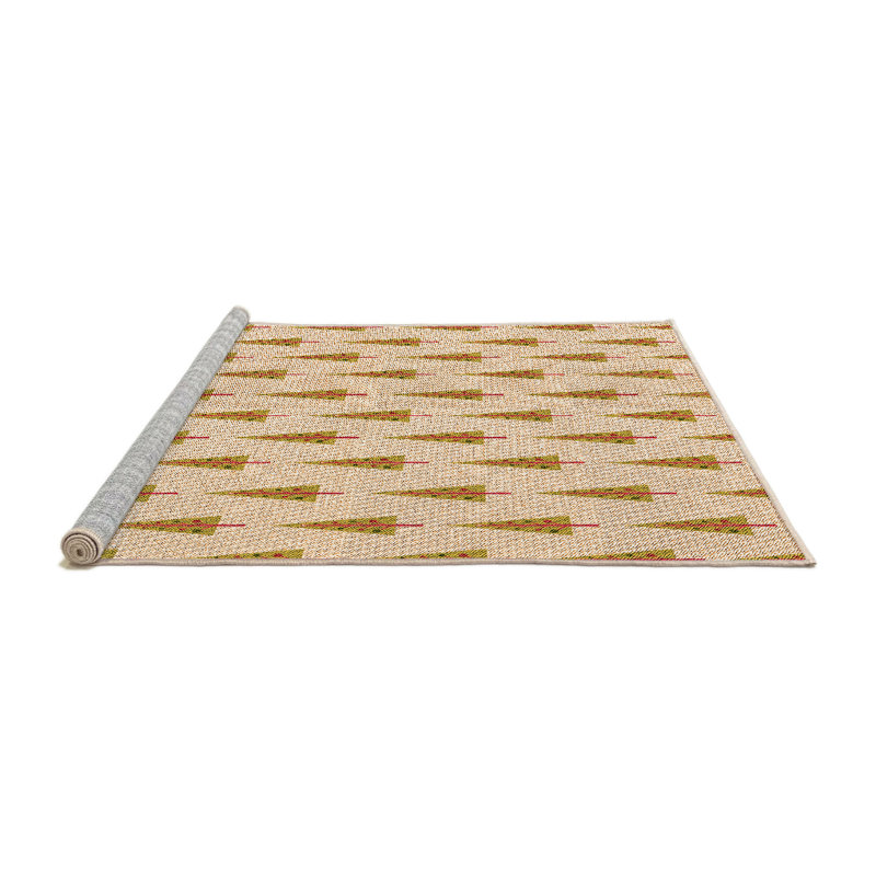 Tapis 100% à motifs lavables à la machine 2989 - Pat709-ORG, Rond 7 pi