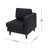 Commercial Modular Right Arm Chair With AC And USB And USB-C Chargers-563433071