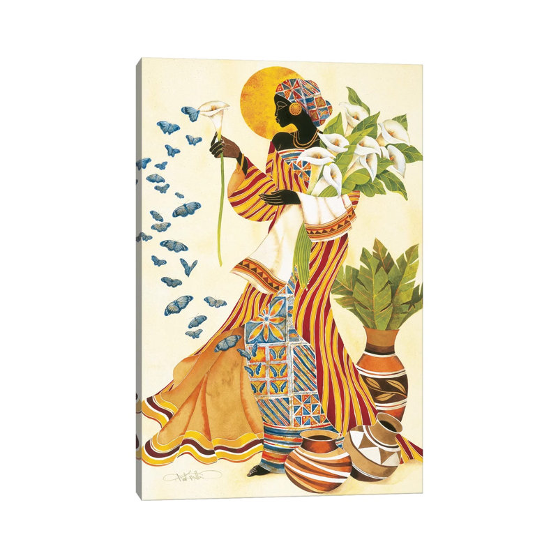 Soul's Awakening by Keith Mallett - Painting on Canvas, 20.32 cm H x 30.48 cm W, Wrapped Canvas