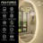 Wayfair Basics® UL Certified LED Anti-Fog Tempered Glass Oval Bathroom/Vanity Mirror -2013004157