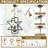 4 - Light Dimmable Geometric Chandelier-1351086352
