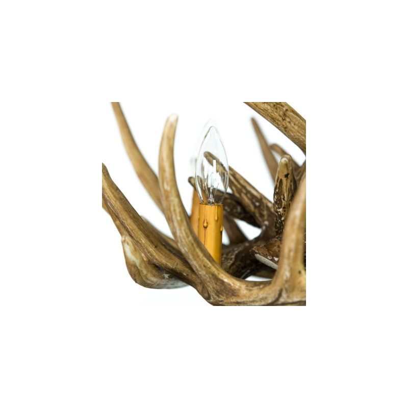 Lustre géométrique 8 lumières unique/à l’état Agnes, H 15 po x l 24 po x P 24 po