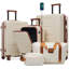 Ensemble de bagages 5 pièces avec ouverture frontale, ensemble de valise de transport extensible rigide avec double roue pivotante, bagage de voyage léger avec port USB, serrures TSA (20 "24" 28 ")