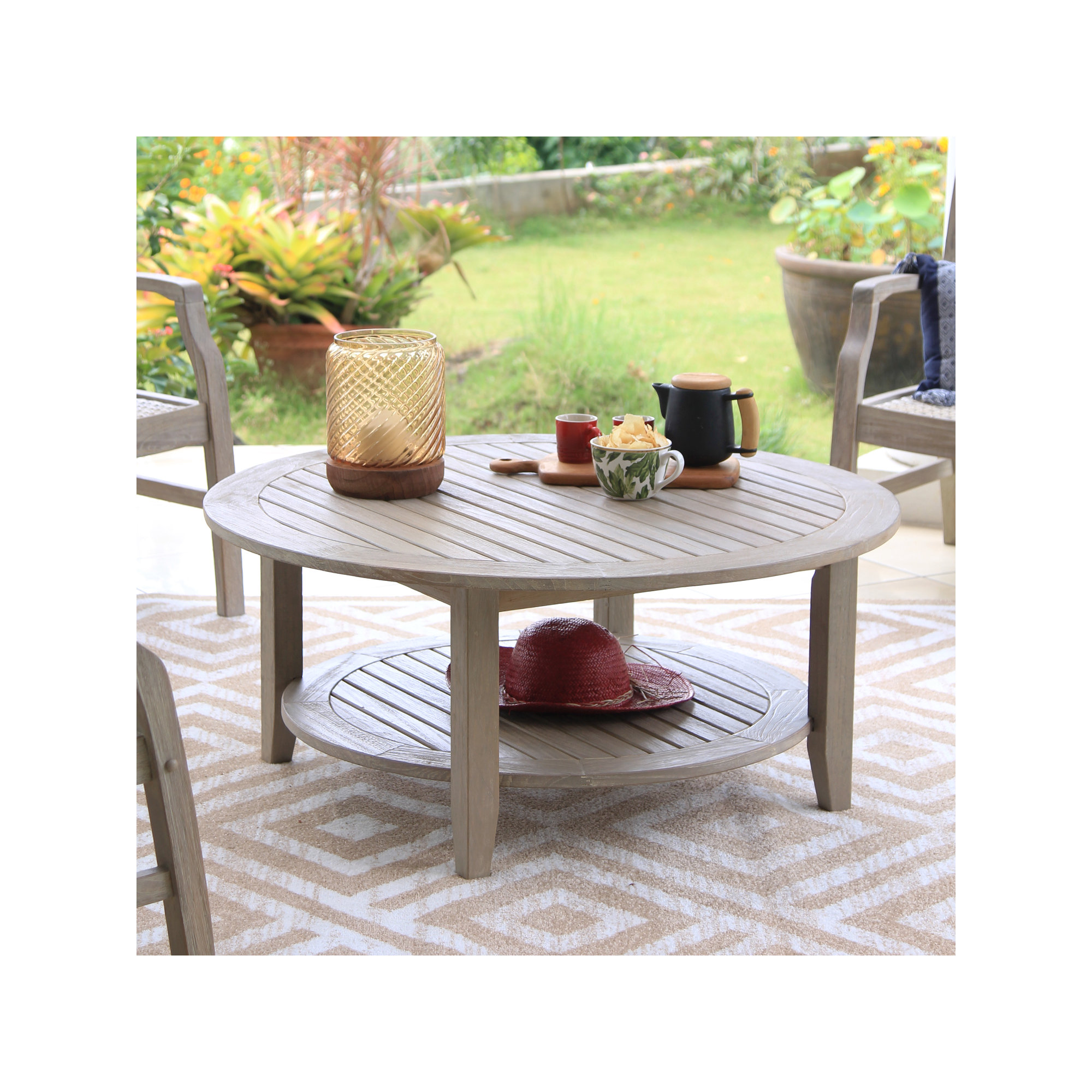 Sawyer Teak Outdoor Coffee Table