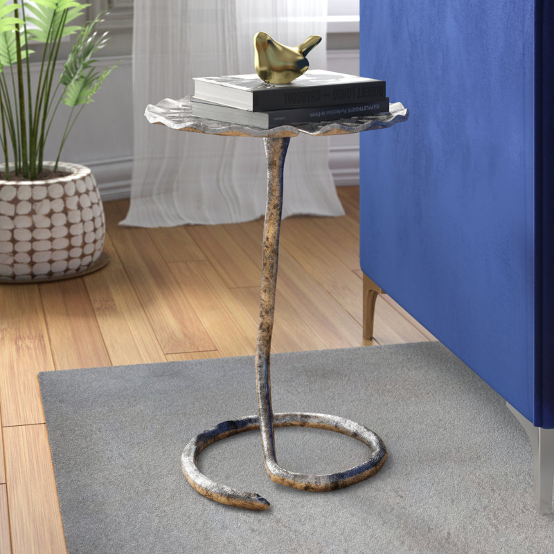 Table de bout Medora, Argent