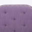 Tête de lit simple mauve en tissu avec coutures à losanges et détails cloutés-1375938706