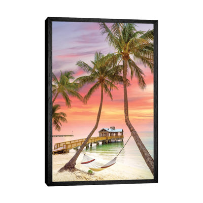 Relaxing Tropical Sunrise, Key West Florida by Susanne Kremer - Print on Canvas