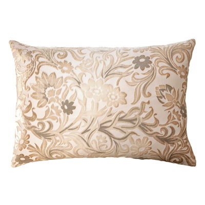 Lumbar Velvet Pillow Cover & Insert