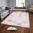 Premium Polyester Area Rug (5.2 x 7.5 ft), 100% Antibacterial, Non-Slip Underside, 0.3 in Pile Height | Machine Washable, 3D Digital Print, Durable Woven Carpet | Ideal for Living Room, Bedroom & Dining Spaces-924536757