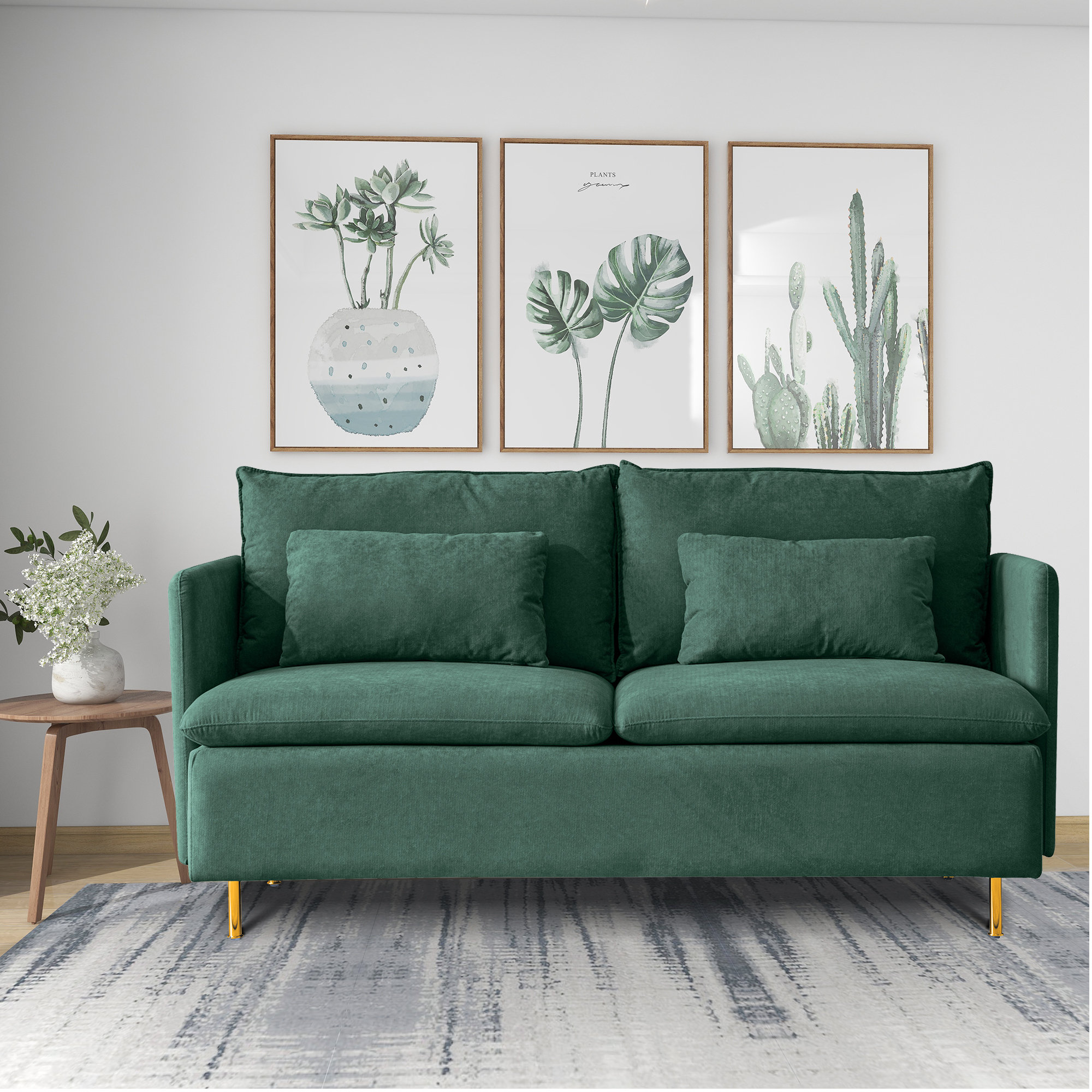 Mercer41 Jazzabella 63.8'' Upholstered Sofa - Wayfair Canada