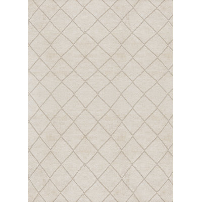 Kendale Geometric Area Rug in Sand