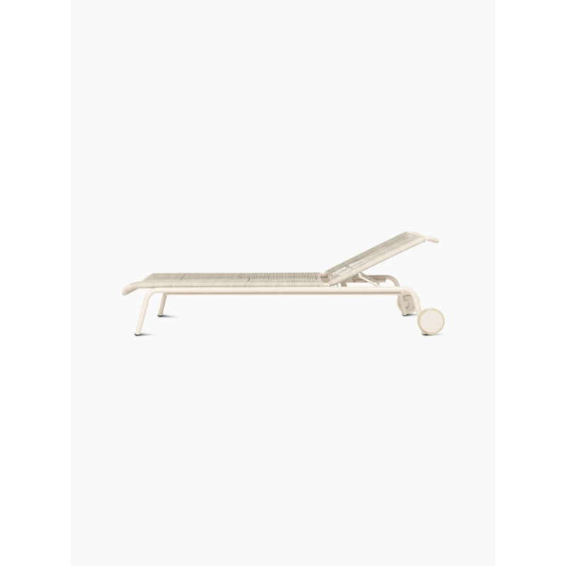 Kodo Outdoor Chaise Lounge, Dune White