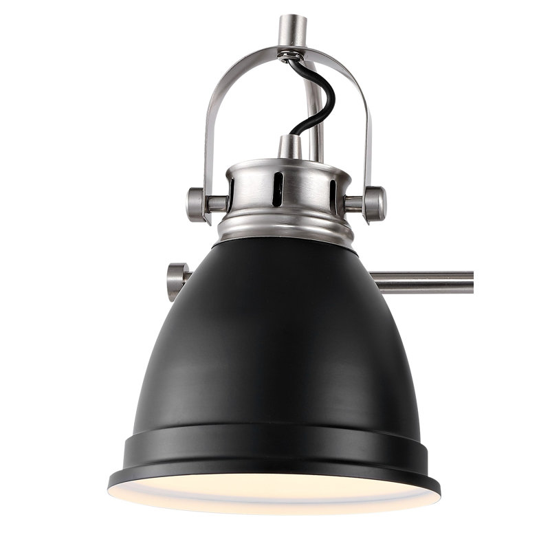  Éclairage pour meuble-lavabo Lejuan, Noir, Nickel, 3