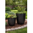 Tall Hexham Set Of 2 - 16, 21 In. - Black