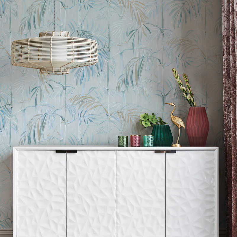 Papier peint floral Andonia, Pluie