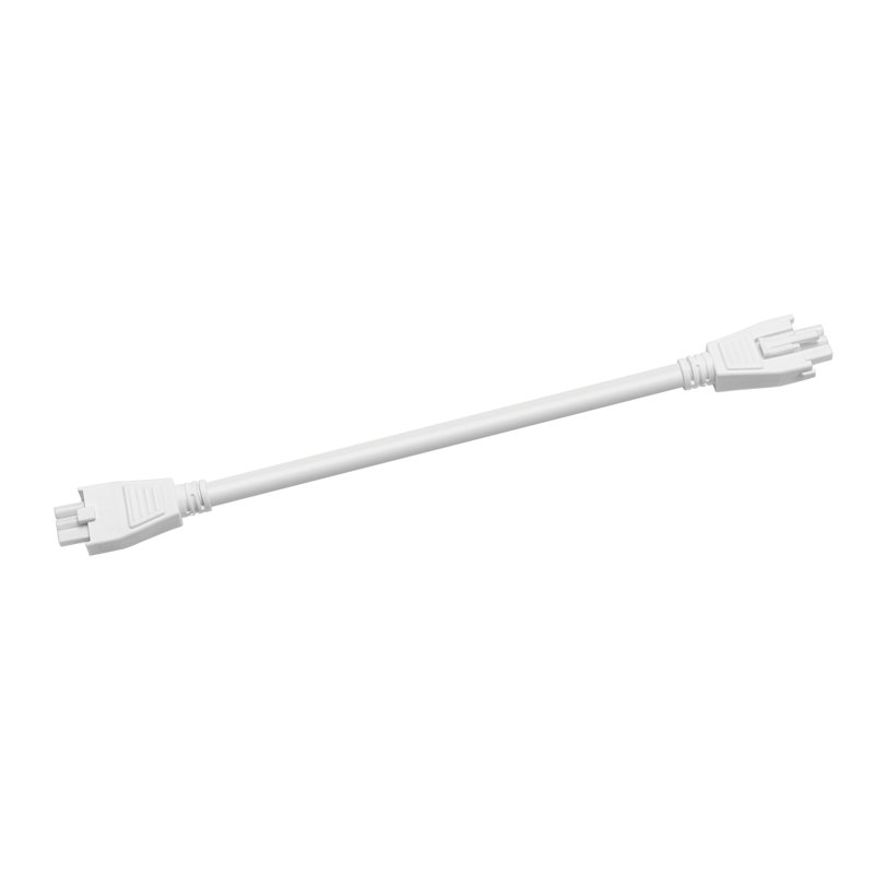 Arza Select Undercabinet Light Accessory, Interconnection, White, White, 0.48" H x 9" L x 0.89" D