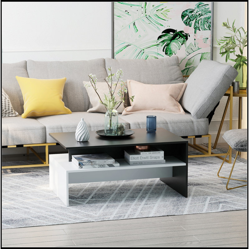 Modern Coffee Table With Storage And Elegant Design For Living Room