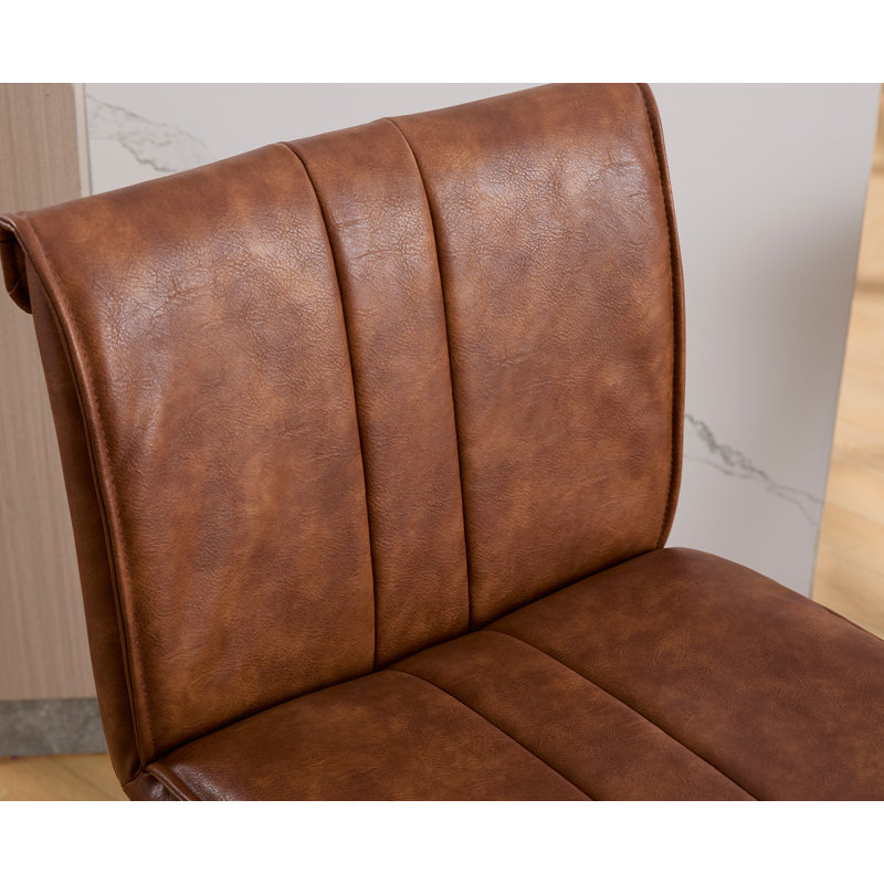 Modern Upholstered Counter Stool With Backrest, With Pedals,With Metal Frame, Counter Height Bar Stool For Kitchen Island,Coffee Bar.