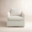 Fauteuil d'appoint pivotant rembourré Menta-116094295