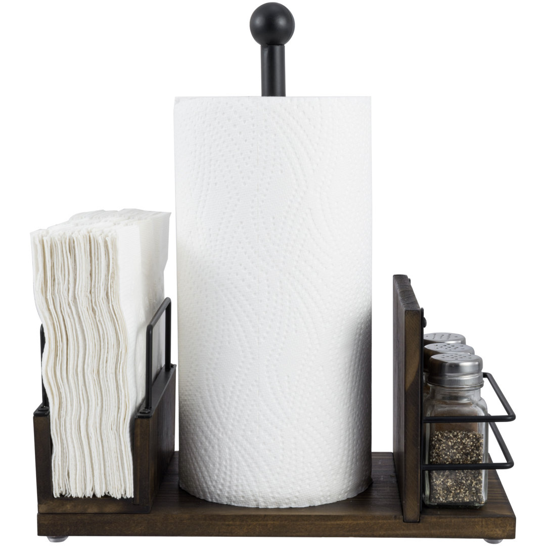 Free-Standing Paper Towel Napkin Holder 17 Stories