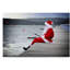 «Santa Fishing» par Yareny, reproduction de photo sur toile tendue-30362418