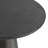 Gloria 16"W Graphite Cast Aluminum Contemporary End Table with Round Top, Assembled