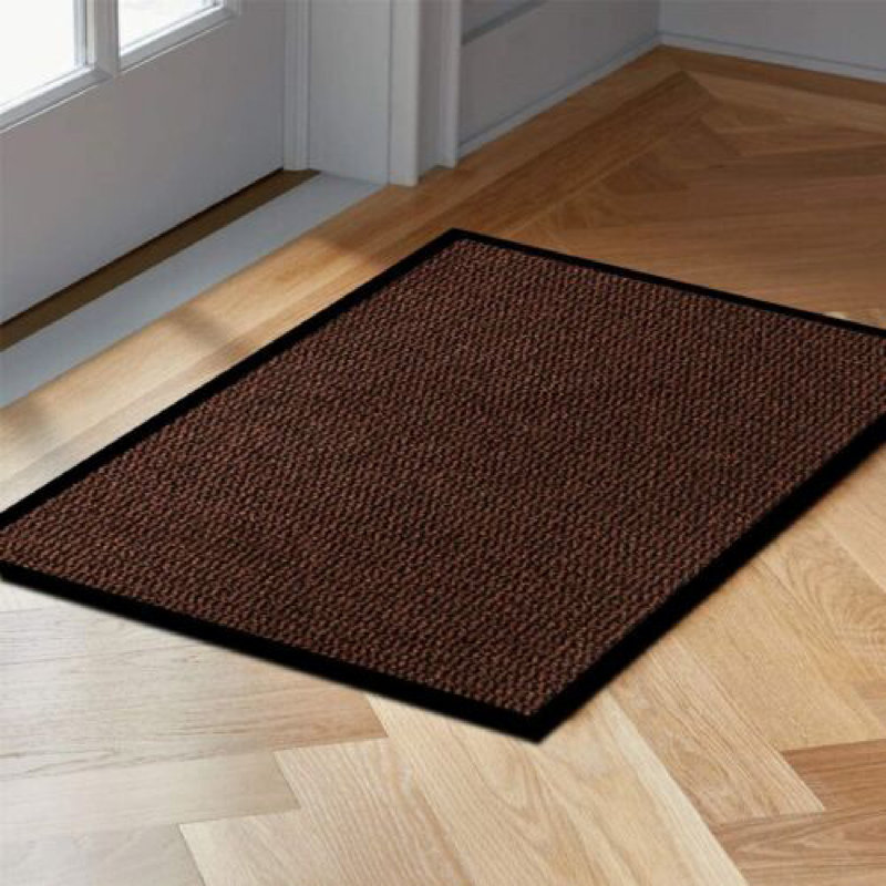 Aarib Non-Slip Doormat, Rust, Rectangle 60cm x 120cm