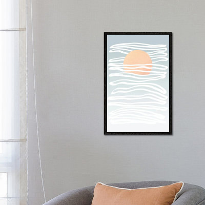 Minimal Sun Stream by Dominique Vari - Print on Canvas