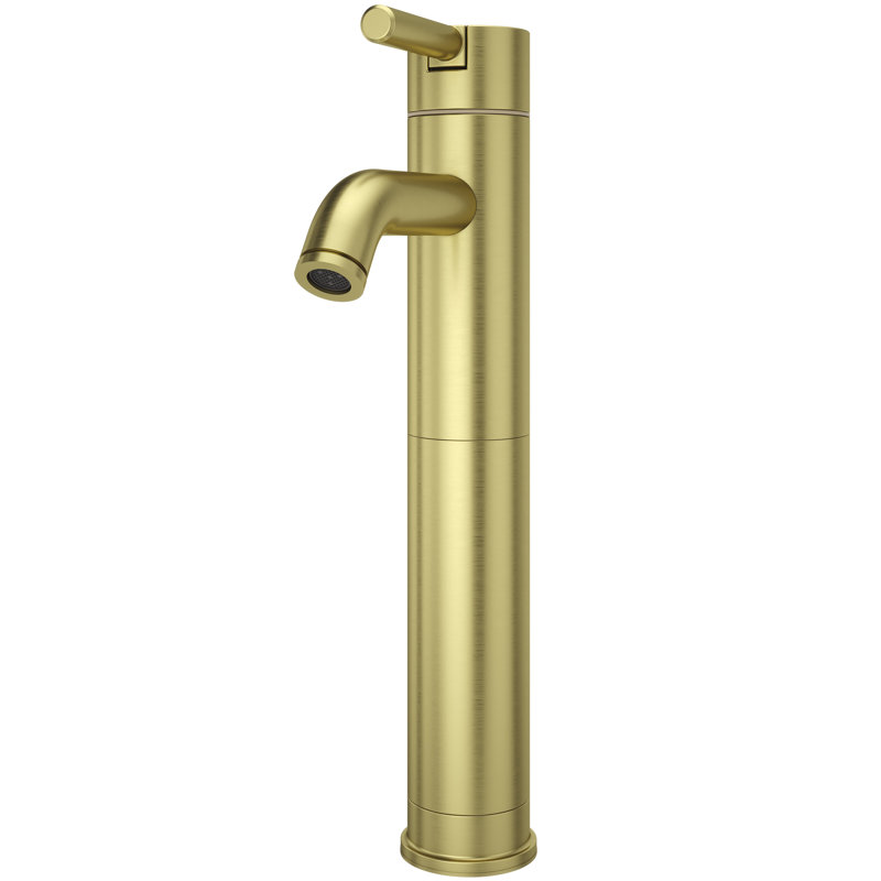 Contempra Vessel Sink Bathroom Faucet, Brushed Gold
