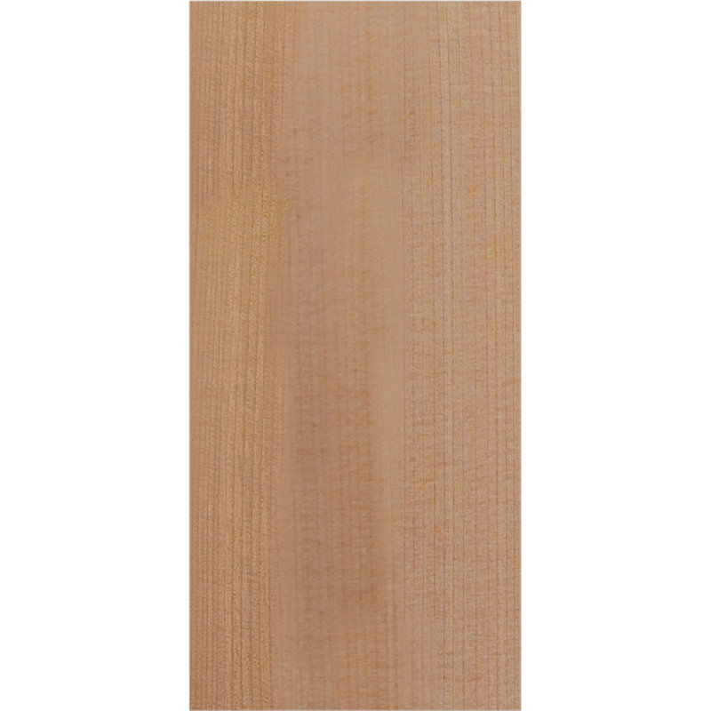 Queue de chevron lisse Carmel, Cèdre rouge de l'Ouest, H 8 po x l 3 1/2 po x L 36 po